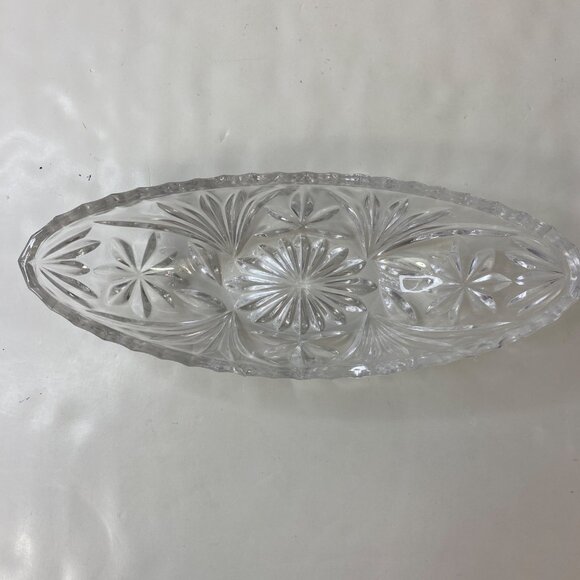 Marquis by Waterford Brilliance Collection Oval Crystal Relish Dish Vintage - Picture 3 of 12